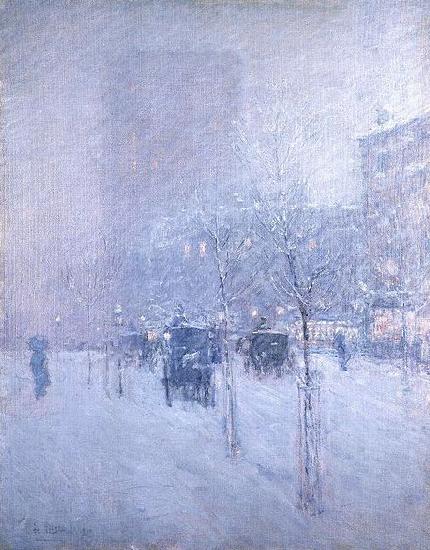 Childe Hassam Late Afternoon, New York, Winter